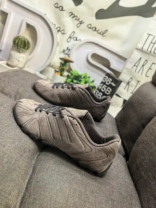 Taupe Suede-Textured Lace-Up Lifestyle Sneakers 7