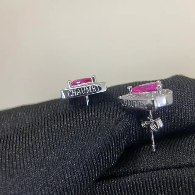 Teardrop Pavé Halo V-Accent Stud Earrings 2