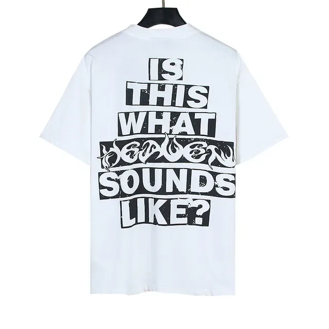 White Graphic-Print Oversized Double-Sided T-Shirt 3