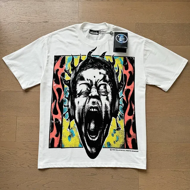 White Graphic-Print Oversized Double-Sided T-Shirt 8