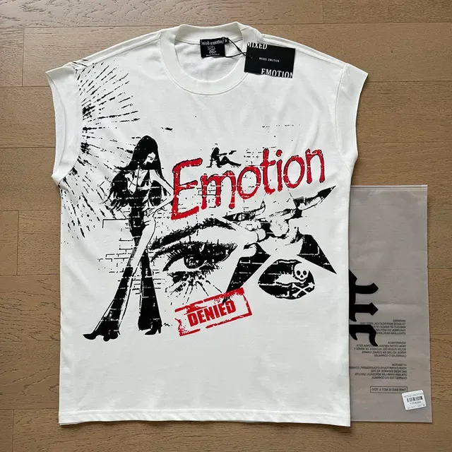 White Graphic-Print Sleeveless Cropped Vest Top 5