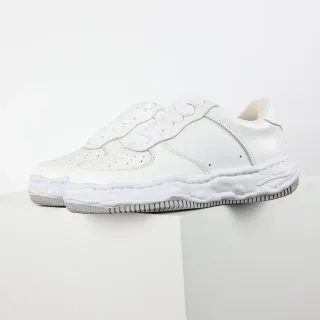 Tênis Lifestyle de Couro Branco Low-Top