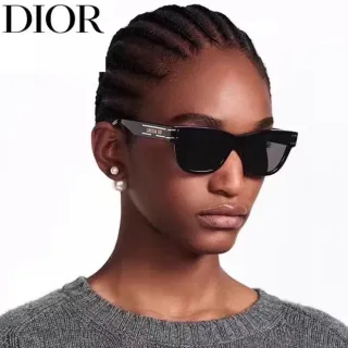 Gentle Monster Oversized Angular White Frame Sunglasses