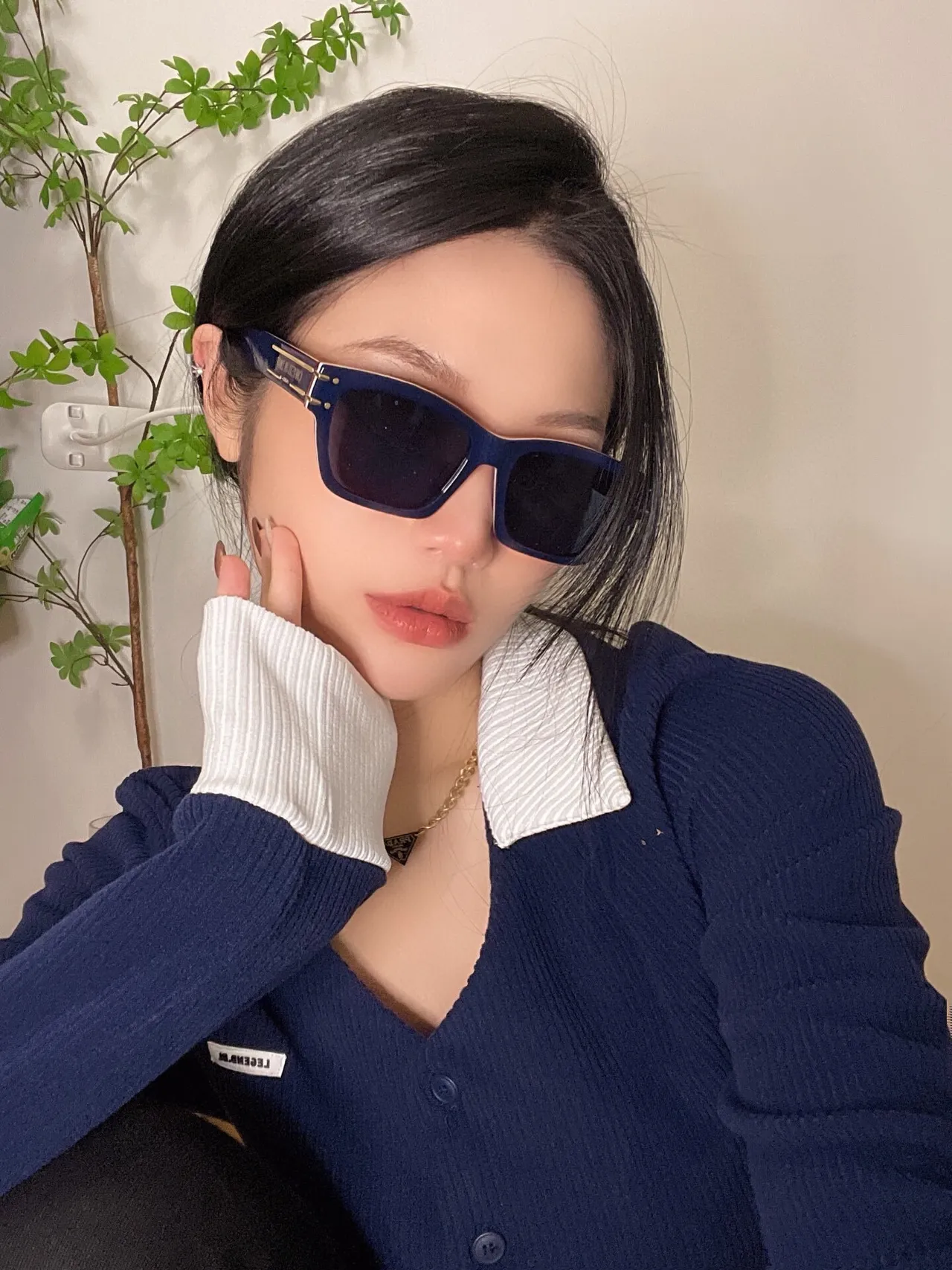 Gentle Monster Oversized Angular White Frame Sunglasses 4