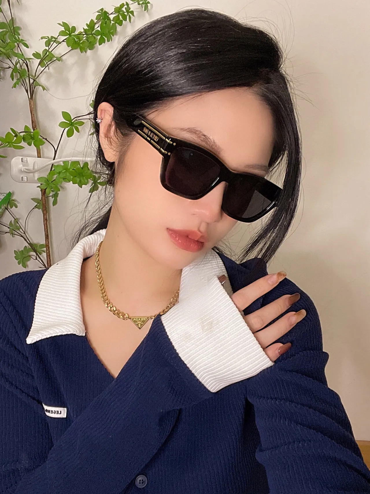 Gentle Monster Oversized Angular White Frame Sunglasses 5