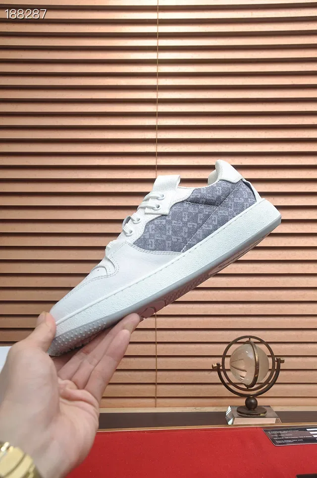 Givenchy City Sport White and Gray Monogram Lifestyle Sneakers 5