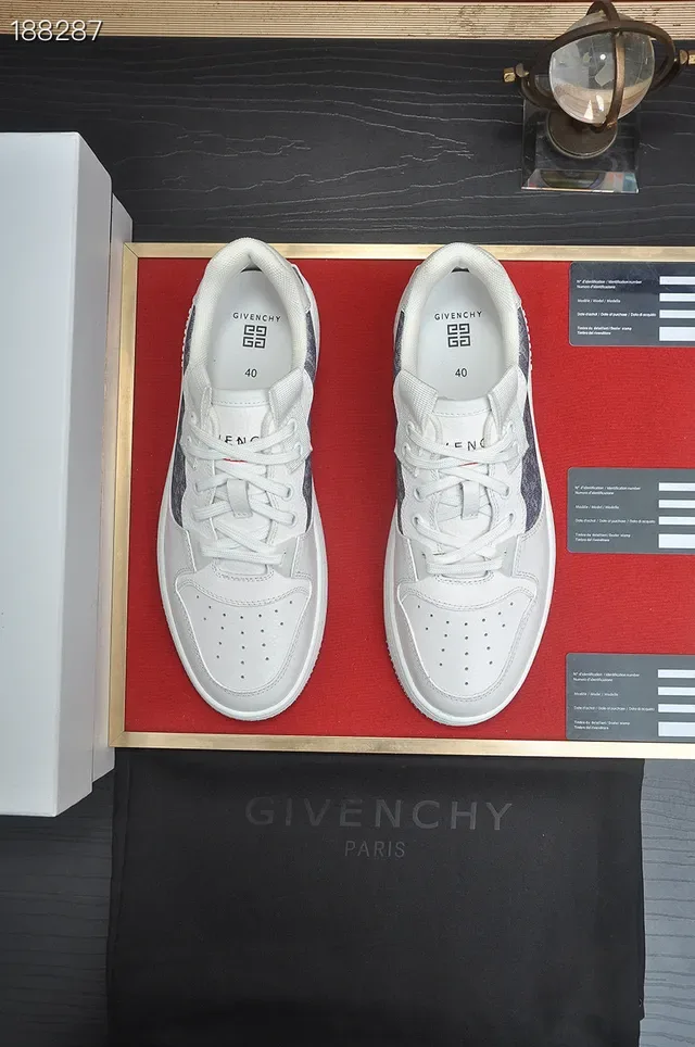 Givenchy City Sport White and Gray Monogram Lifestyle Sneakers 8