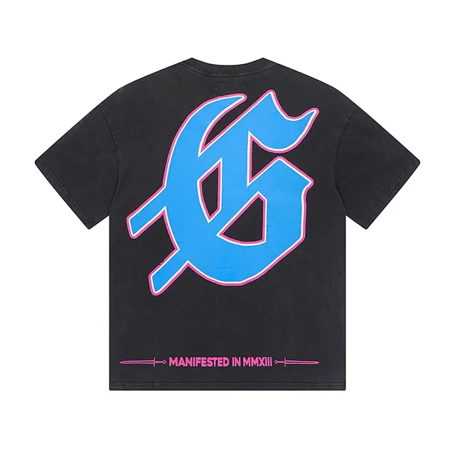 Godspeed Black Blue Graphic-Print Oversized Fit T-Shirt 3