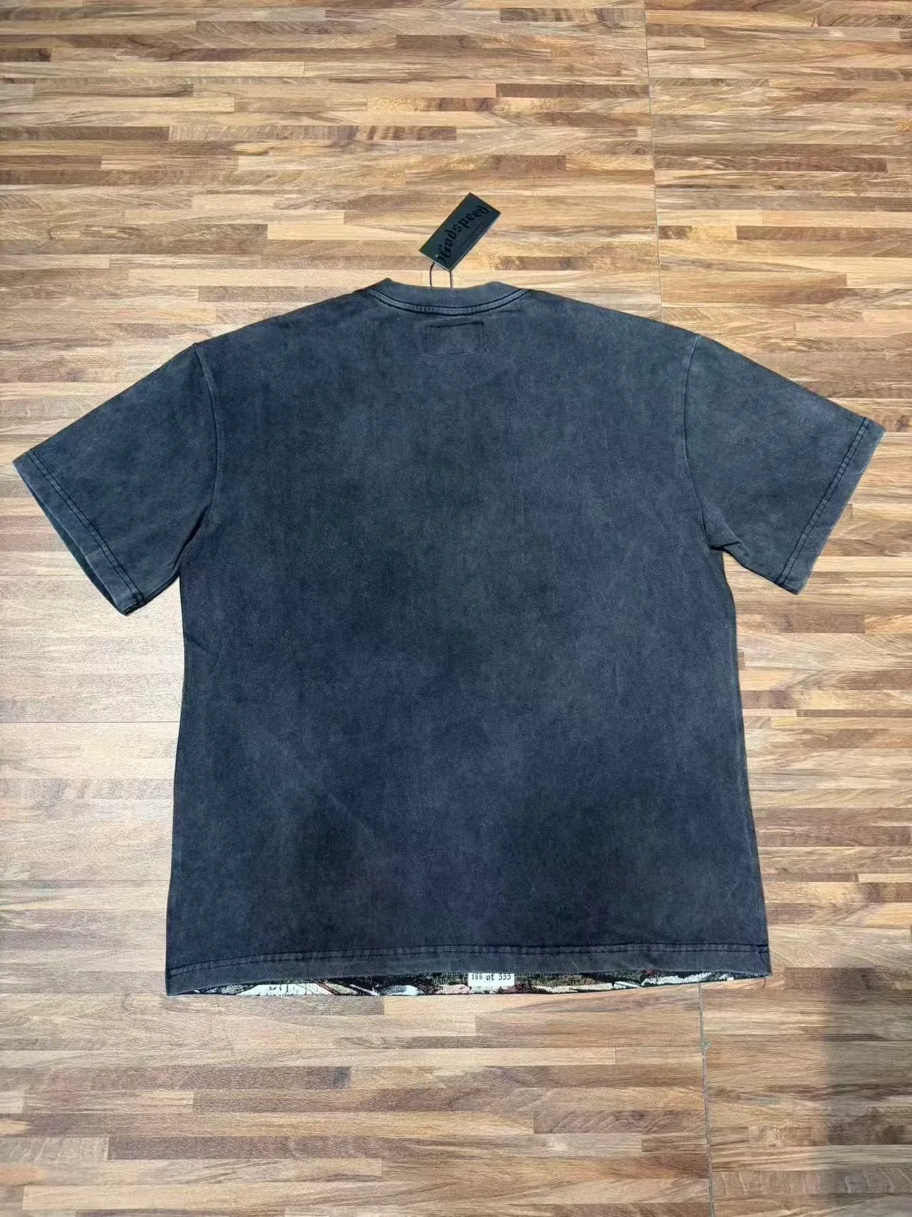 Godspeed Distressed Black Oversized Graphic T-Shirt 6