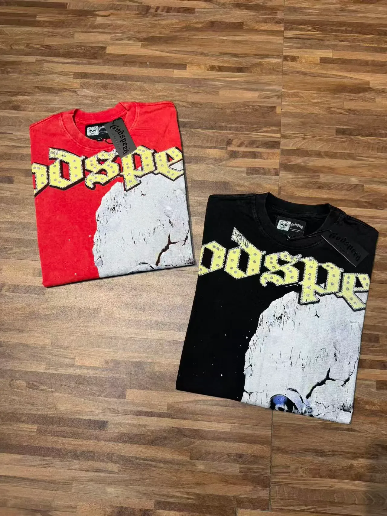 Godspeed Graphic Print Crew Neck T-Shirt 9