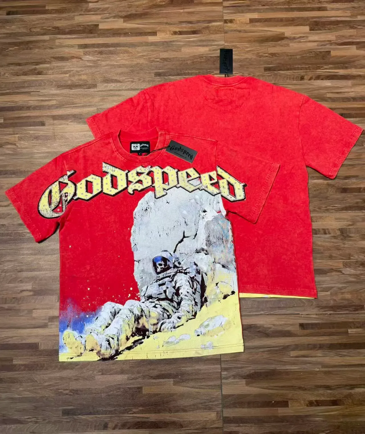 Godspeed Graphic Print Crew Neck T-Shirt 10