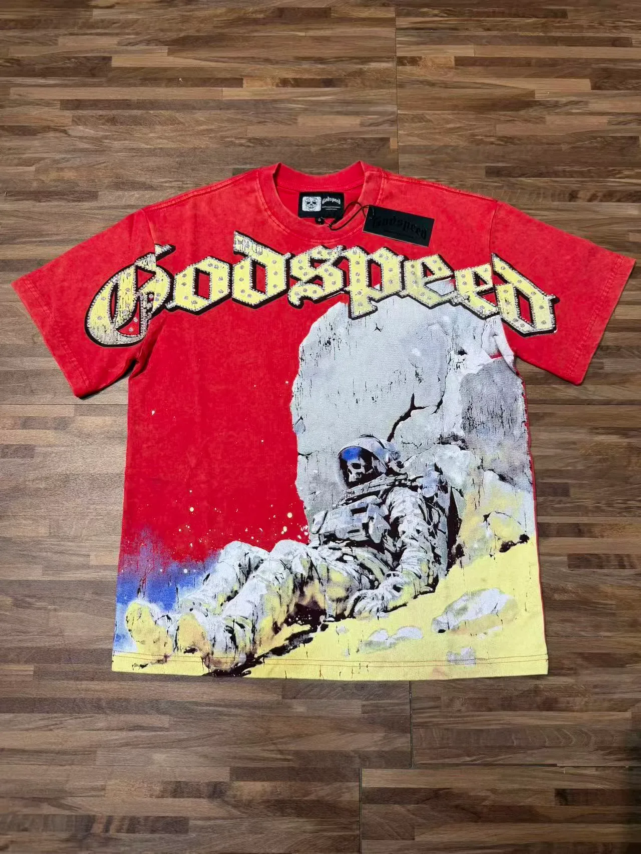 Godspeed Graphic Print Crew Neck T-Shirt 11