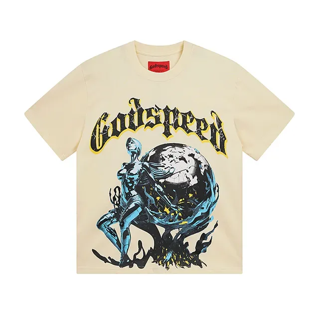 Godspeed Graphic Print Double-Sided T-Shirt 2