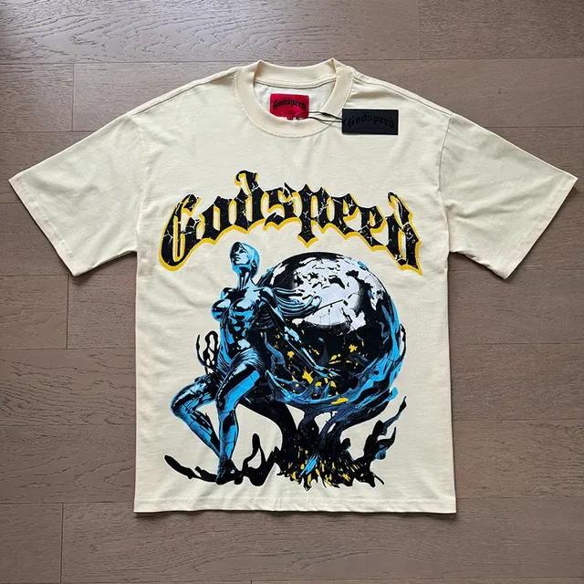 Godspeed Graphic Print Double-Sided T-Shirt 5