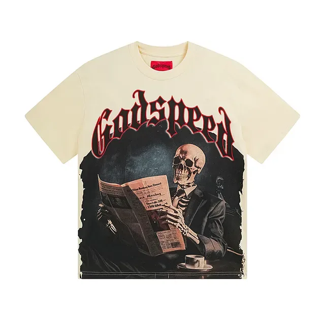 Godspeed Graphic-Print Off-White Double-Sided T-Shirt 2