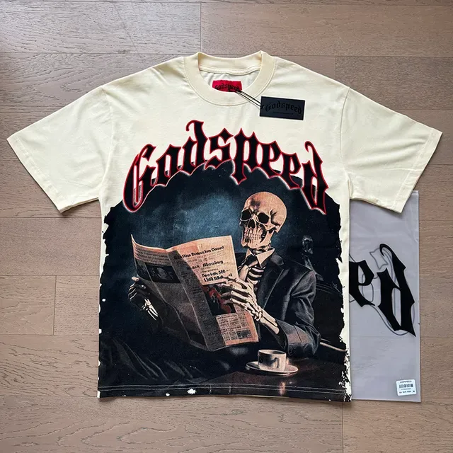 Godspeed Graphic-Print Off-White Double-Sided T-Shirt 6