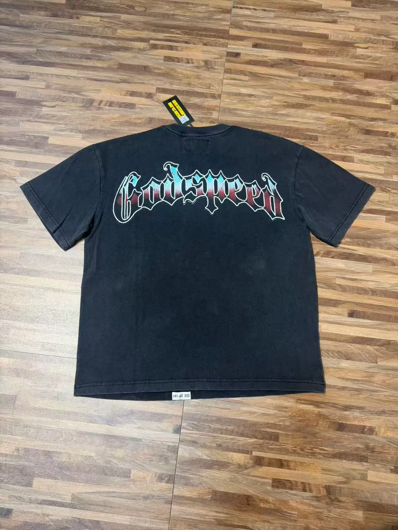 Godspeed Graphic-Print Oversized Black T-Shirt 3