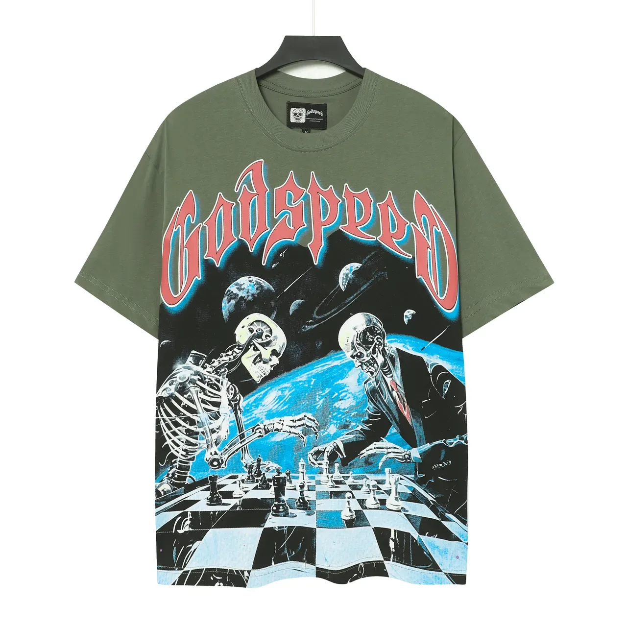 Camiseta oversized Godspeed com estampa gráfica 2