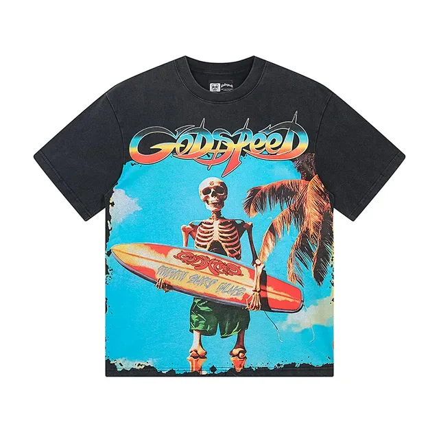 Godspeed Graphic Print Oversized T-Shirt 2