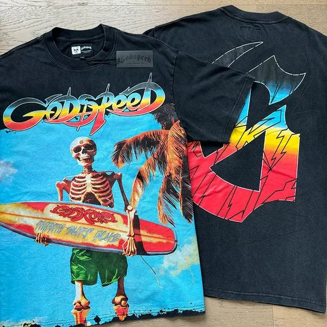 Godspeed Graphic Print Oversized T-Shirt 4