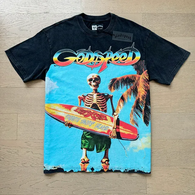 Godspeed Graphic Print Oversized T-Shirt 5