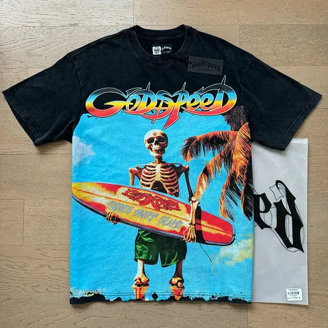 Godspeed Graphic Print Oversized T-Shirt 6