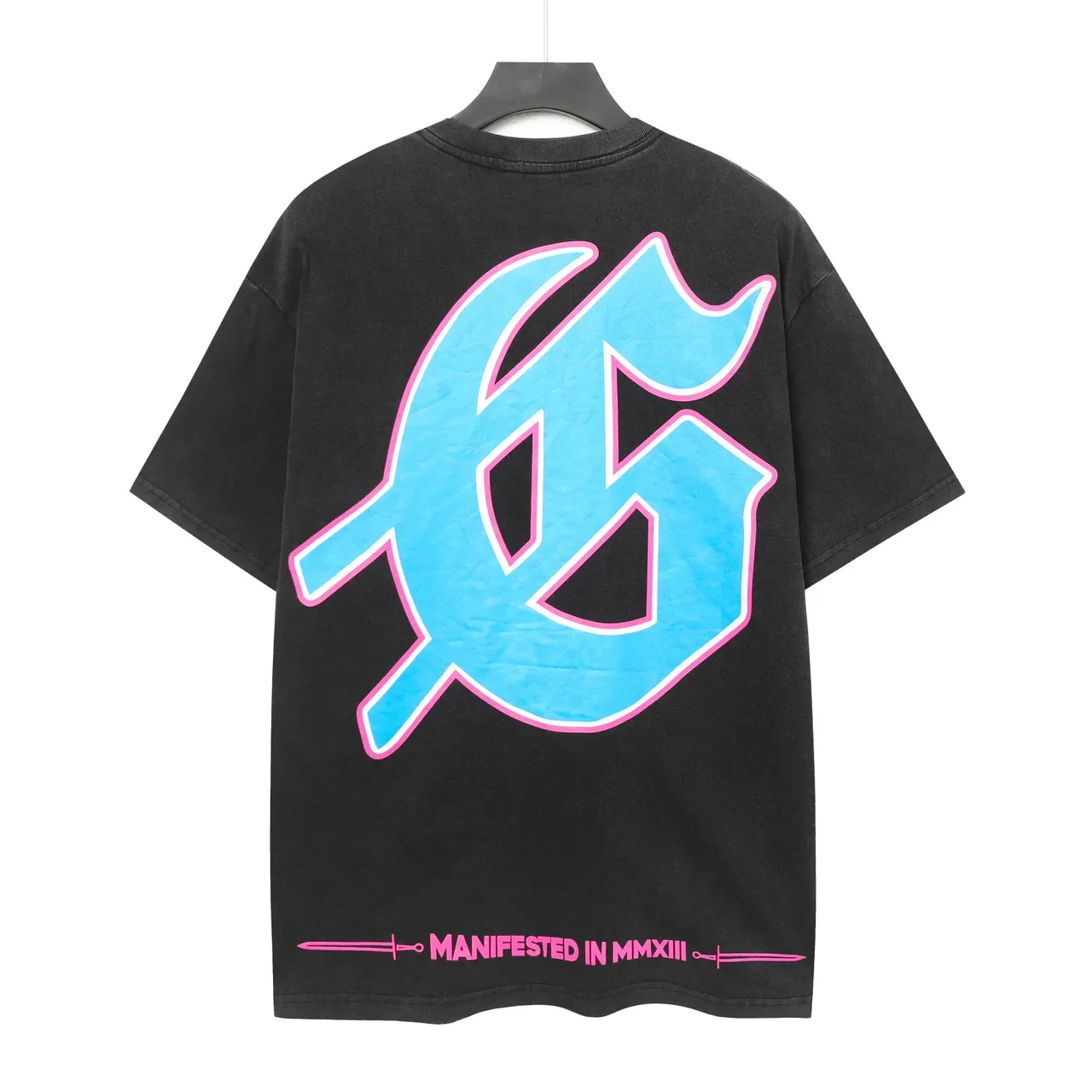Godspeed Oversized Graphic Print Black T-Shirt 3