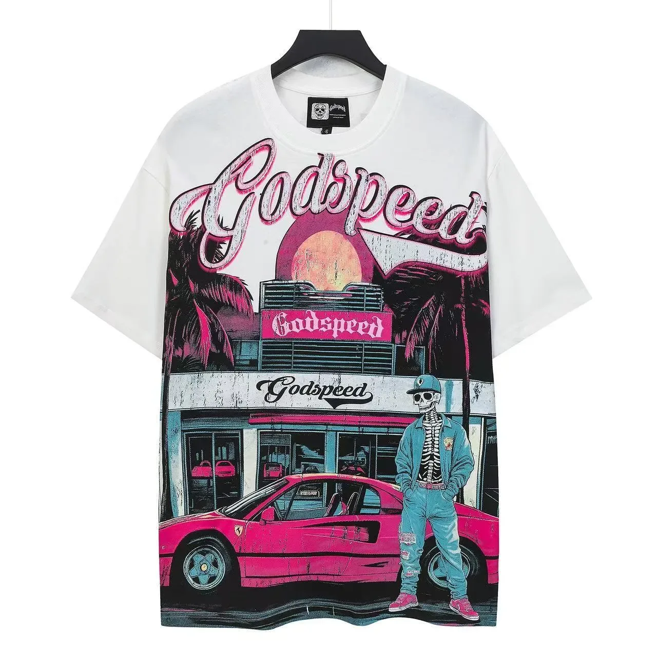 Godspeed Oversized Graphic Print T-Shirt 3