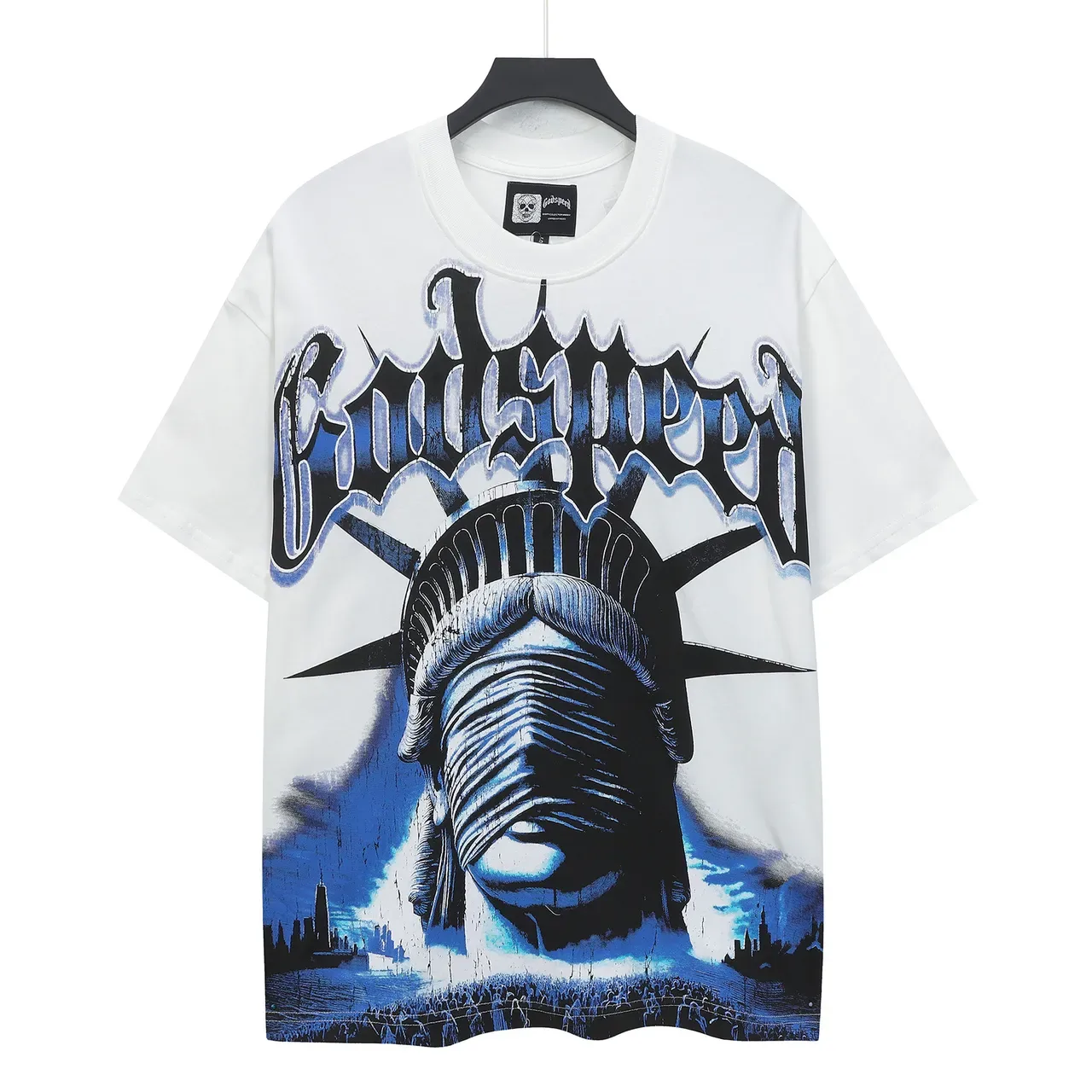 Godspeed Worship Ritual Statue of Liberty Graphic T-Shirt 2
