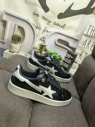 Golden Goose Super-Star Chaussures Lifestyle Noir Brillant Star Croc 9
