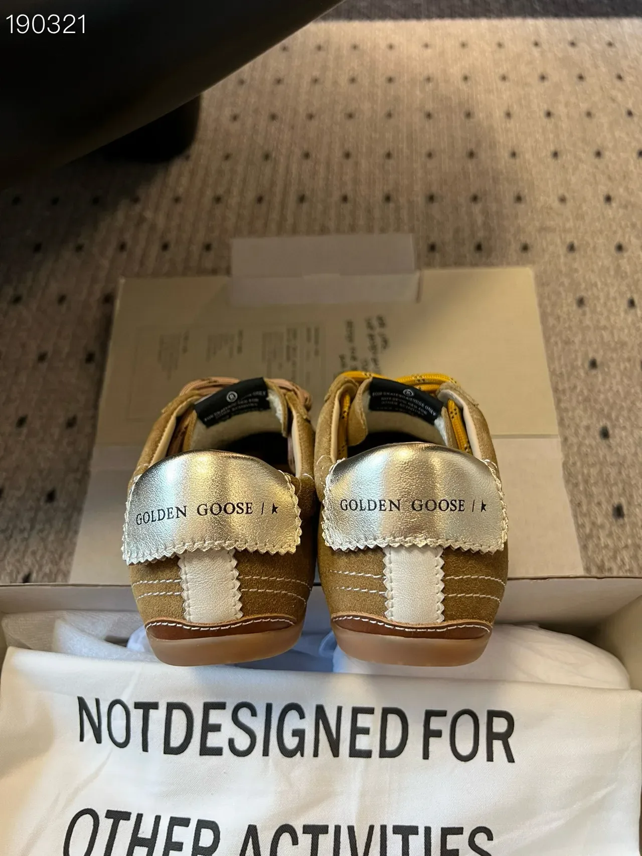 Golden Goose Super-Star Tan Suede Lifestyle Sneakers 2