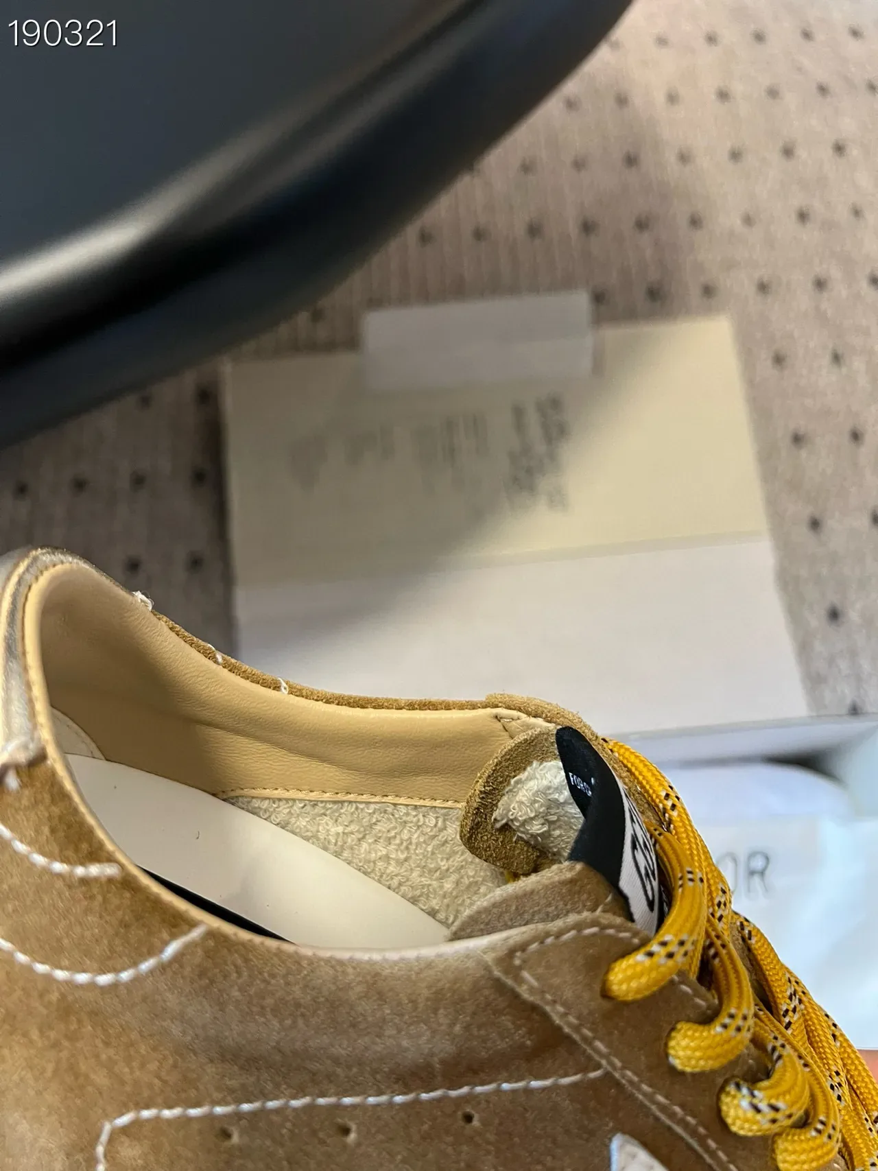 Golden Goose Super-Star Tan Suede Lifestyle Sneakers 4