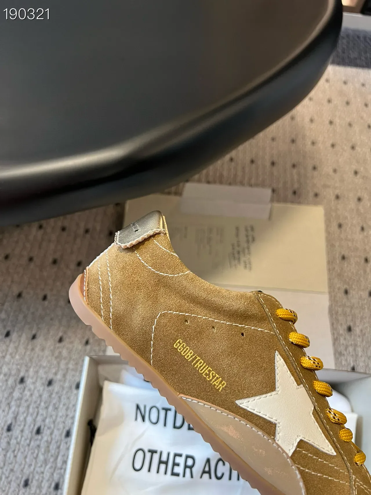 Golden Goose Super-Star Tan Suede Lifestyle Sneakers 8