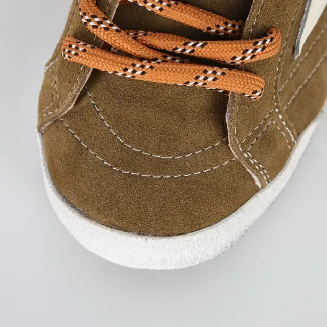 Golden Goose Superstar Chaussures Lifestyle Daim Olive Brun 5