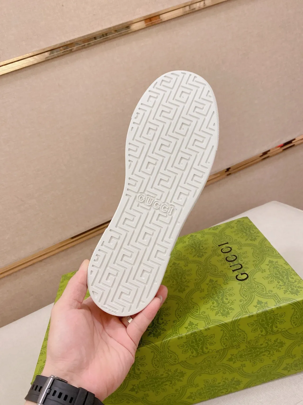 Gucci Ace Slip-On White Monogram Lifestyle Sneakers 2