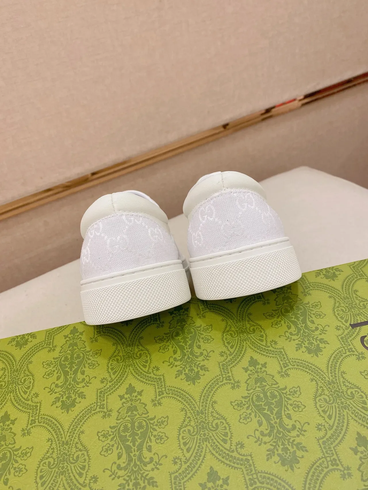 Gucci Ace Slip-On White Monogram Lifestyle Sneakers 3
