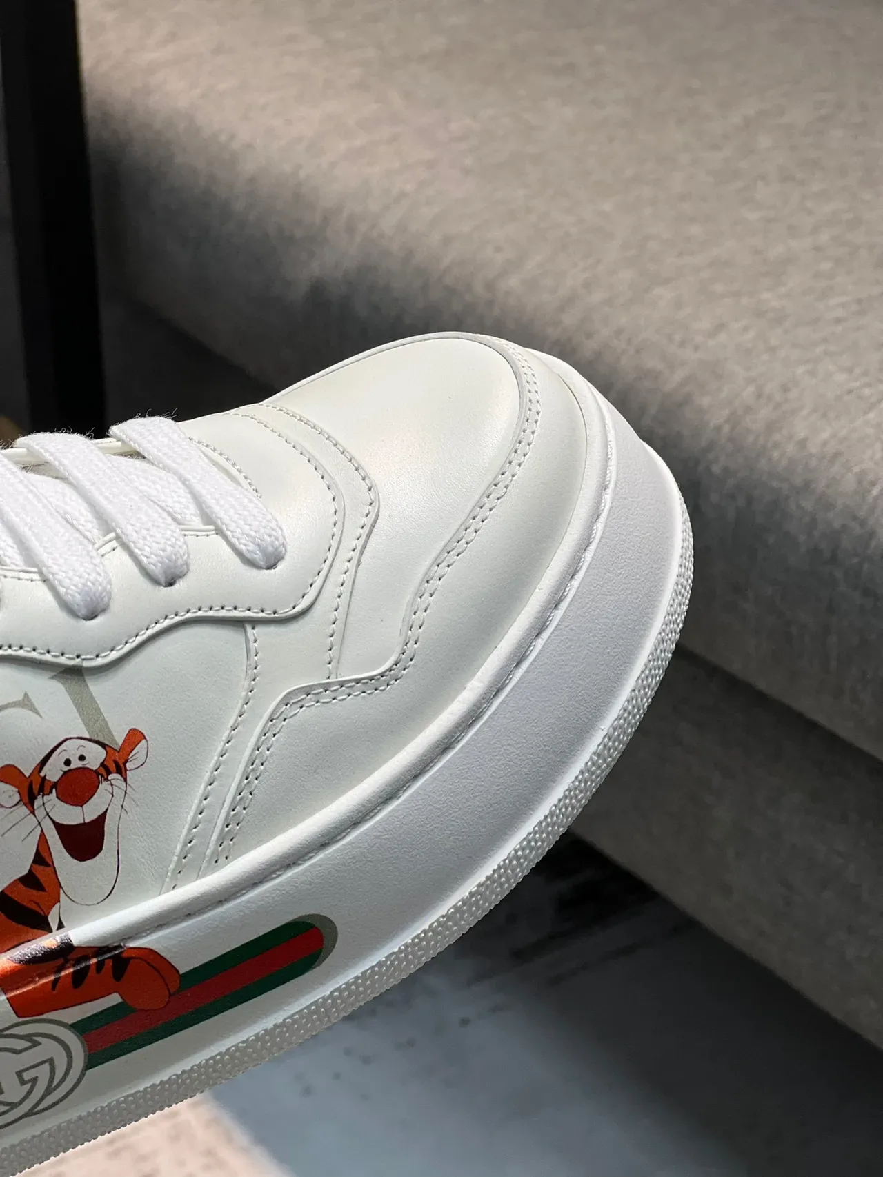 Gucci Ace Tigger Zapatillas Lifestyle Blancas Gráficas 3