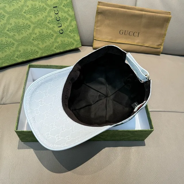 Gucci Bee-Embroidered Web Stripe Baseball Cap 8