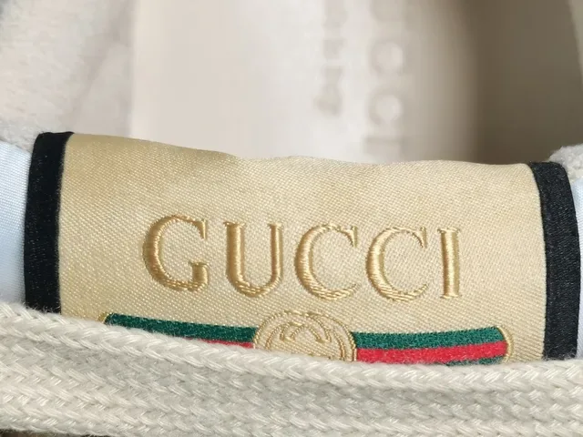 Gucci Beige Purple GG Monogram Canvas Red-Green Web Stripe Lifestyle Sneakers 12