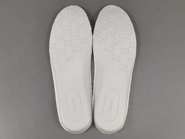 Gucci Black White Low-Top Mesh-and-Leather Upper Lifestyle Sneakers 3