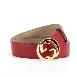 Gucci GG Marmont Red Leather Belt