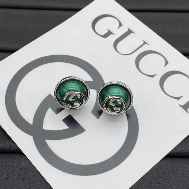Gucci GG Marmont Round Dome Stud Earrings 3