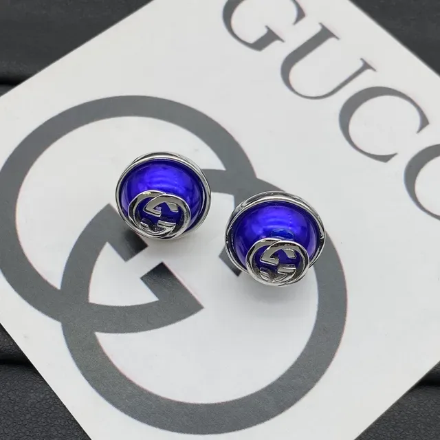 Gucci GG Marmont Round Dome Stud Earrings 4