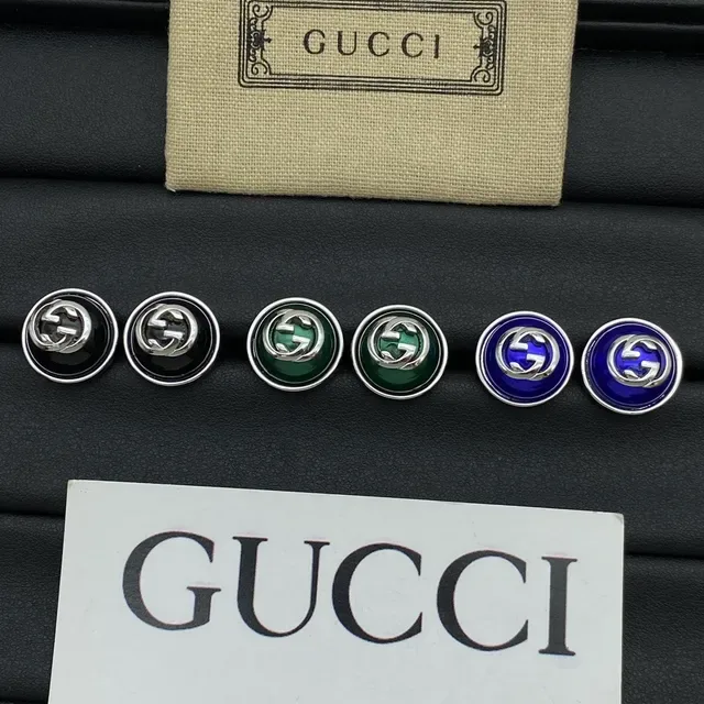Gucci GG Marmont Round Dome Stud Earrings 9
