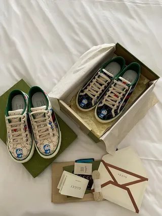 Gucci Graphic-Print Web-Stripe Lifestyle Sneakers 2
