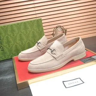 Gucci Horsebit 1955 বেইজ সুয়েড লোফার