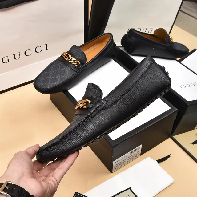 Gucci Horsebit 1955 Black GG Monogram Loafers 2