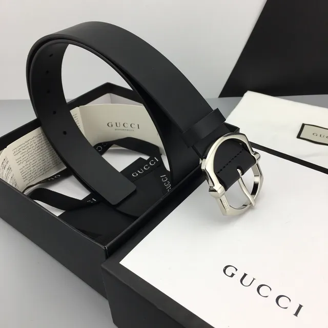 Gucci Horsebit 1955 Ceinture en Cuir Noir 4