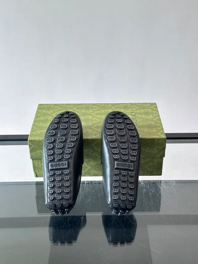 Gucci Horsebit 1955 Black Leather Loafers 2