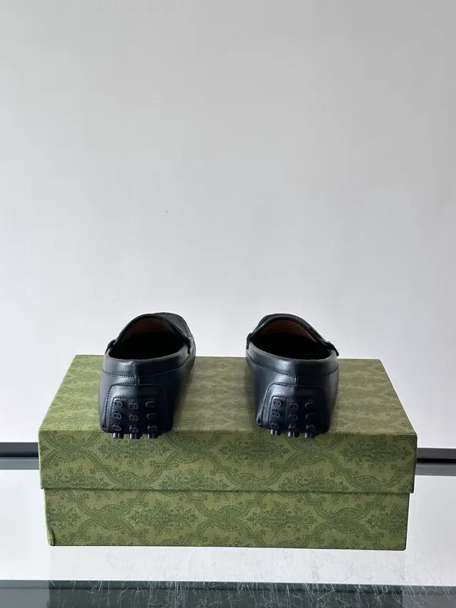 Gucci Horsebit 1955 Black Leather Loafers 3